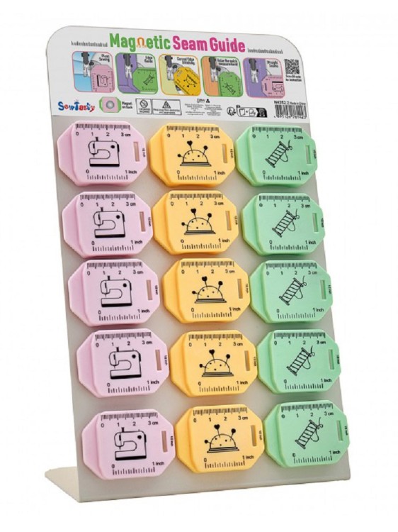 Hemline N4352.2 Направляющая для шва в пластиковом корпусе на магните