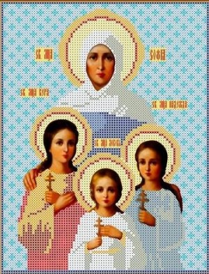Каролинка ТКБИ 4008 Святые Вера, Надежда, Любовь