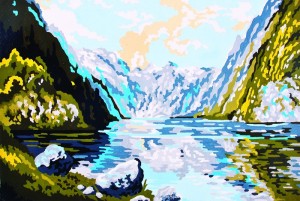 Collection D'Art 6128 Ткань с рисунком для вышивания