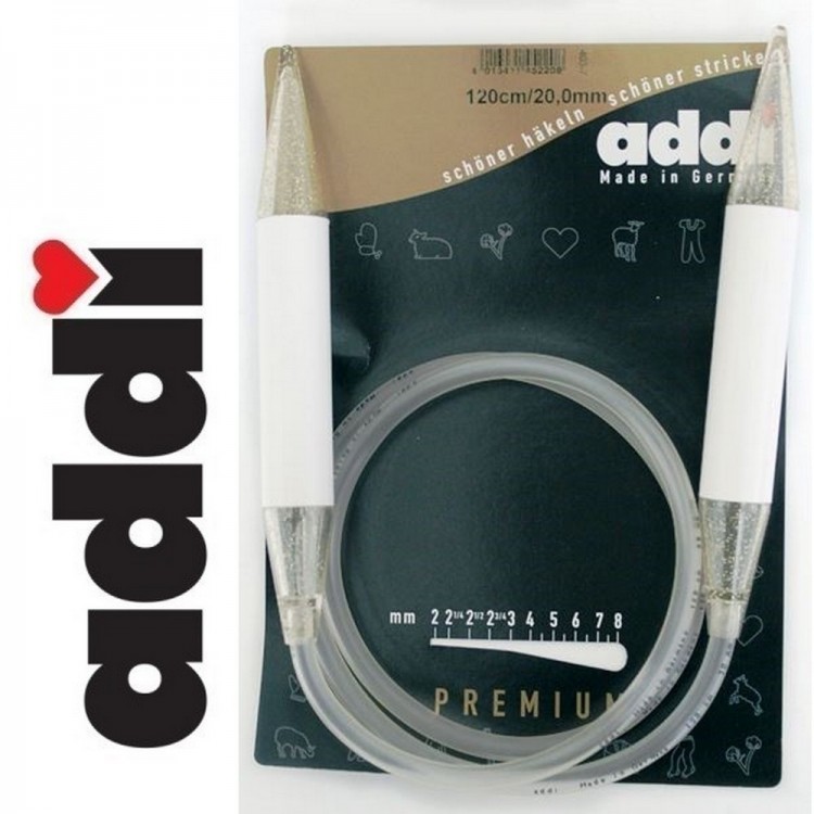 Addi 405-7 Спицы круговые, пластик 80см