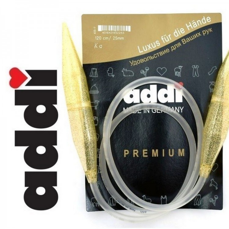 Addi 405-7 Спицы круговые, пластик 80см