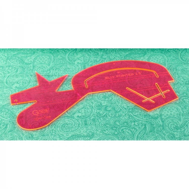 Hemline ERGG02.PNK Лекало универсальное "Jelly Pointer" для вырезания геометрических форм