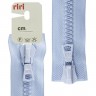 Riri 6016575/75/2603 Молния тракторная, разъемная, 2 замка, 8 мм, 75 cм, свтло-голубой
