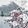 Набор для вышивания Овен 1398 Зимний пейзаж с рябиной