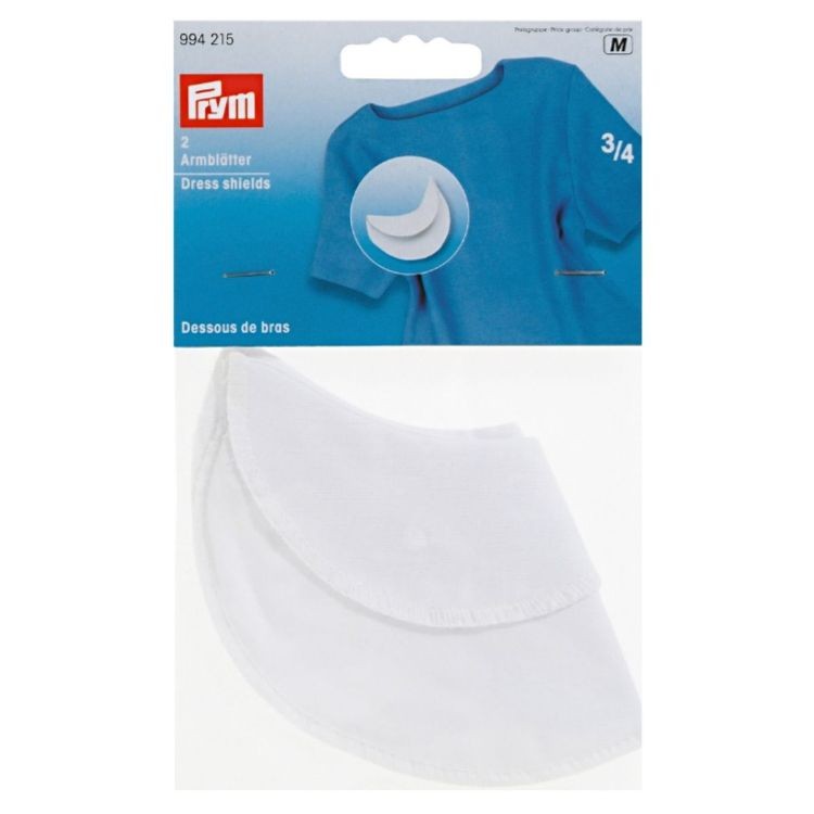 Prym 994215 Подмышечники для пришивания, пристегивания, размер 3/4