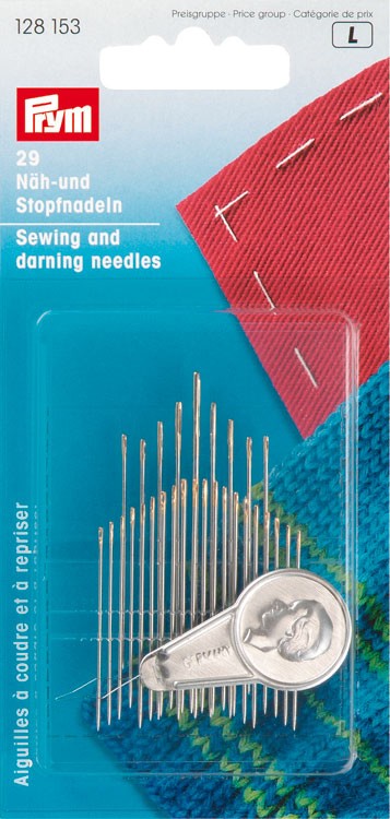 Prym 128153 Иглы ручные для шитья, штопки, с нитевдевателем