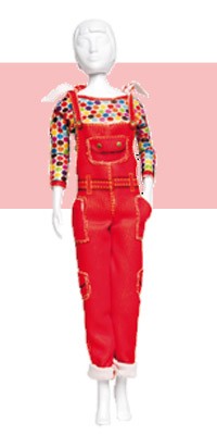 DressYourDoll S413-0502 Одежда для кукол №4 Tilly Red