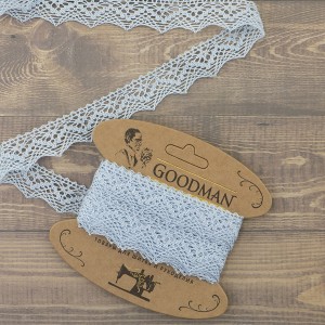 Goodman K-5003-267 Кружево плетеное, ширина 25 мм, цвет темно-синий, 5 м