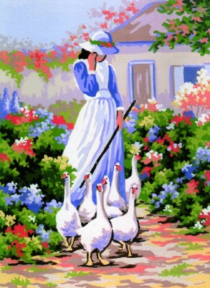 Collection D'Art 6033 Ткань с рисунком для вышивания