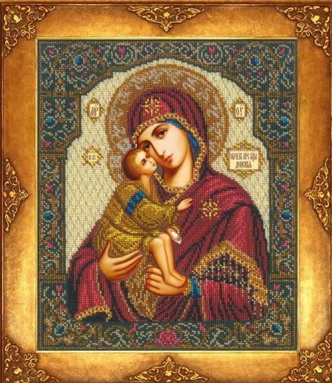 Набор для вышивания Русская искусница 504 Богородица Донская