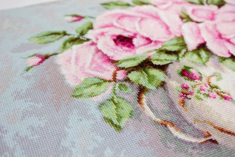 Набор для вышивания Luca-S B2319 Розовые розы