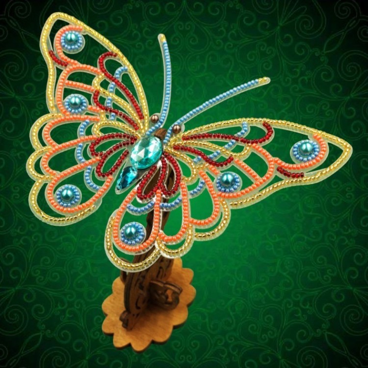 Набор для вышивания Вдохновение BGP-081 Ажурная бабочка 081
