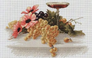 Luca-S B214 Цветы и виноград