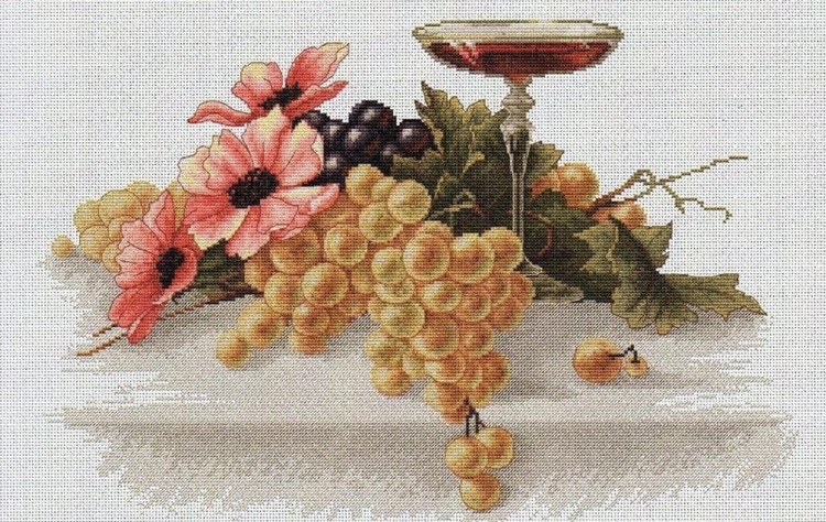 Набор для вышивания Luca-S B214 Цветы и виноград