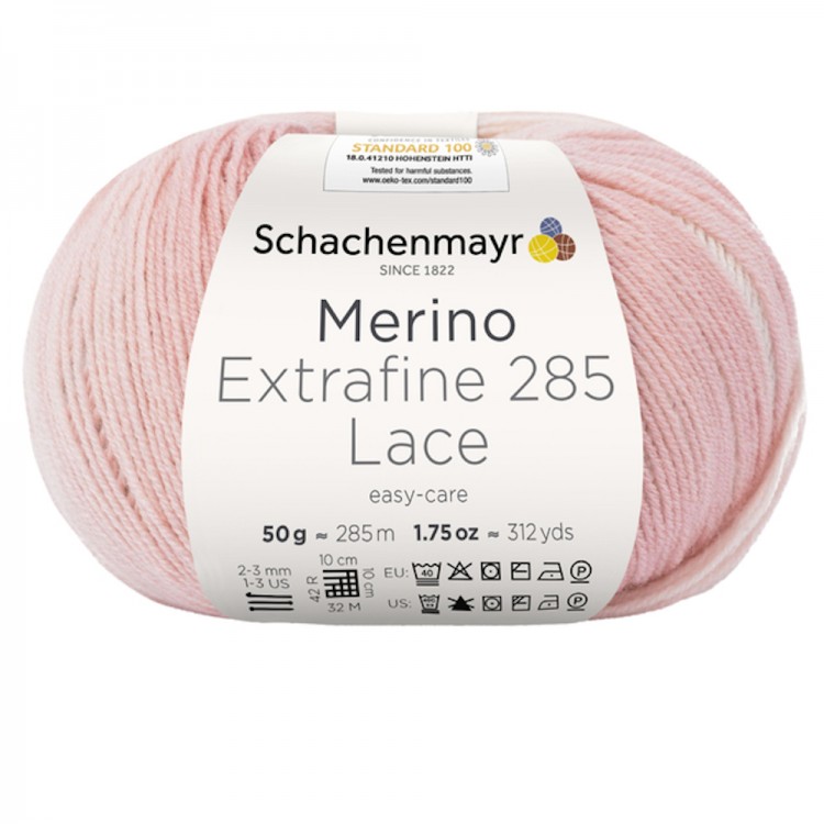 Пряжа для вязания Schachenmayr Merino 9807574 Merino Extrafine 285 Lace (Мерино Экстрафайн 285)