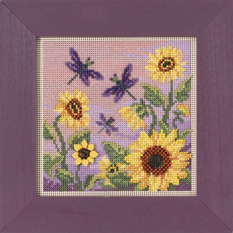 Набор для вышивания Mill Hill MH142221 Sunflower Garden (Сад подсолнечников)