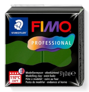 Fimo 8040-57 Полимерная глина "Professional" зеленый лист