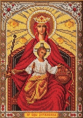 Набор для вышивания Радуга бисера В-199 Державная Богородица