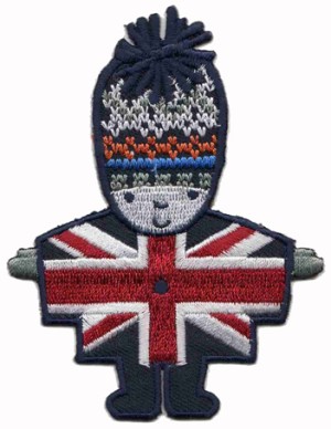 HKM 33249/1SB Термоаппликация "London Wache Arme ausgestreckt"