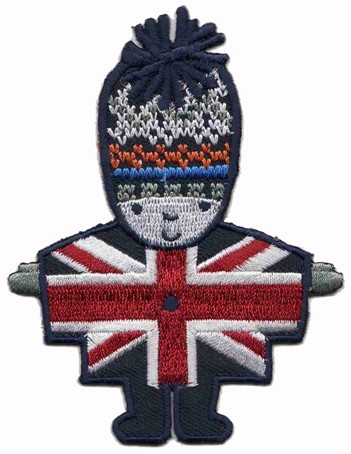 HKM 33249/1SB Термоаппликация "London Wache Arme ausgestreckt"