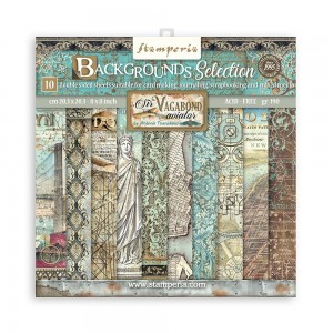 Stamperia SBBS63 Набор бумаги для скрапбукинга "Sir Vagabond Aviator"