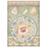 Stamperia DFSA4657 Бумага рисовая "Casa Granada plate and cups"