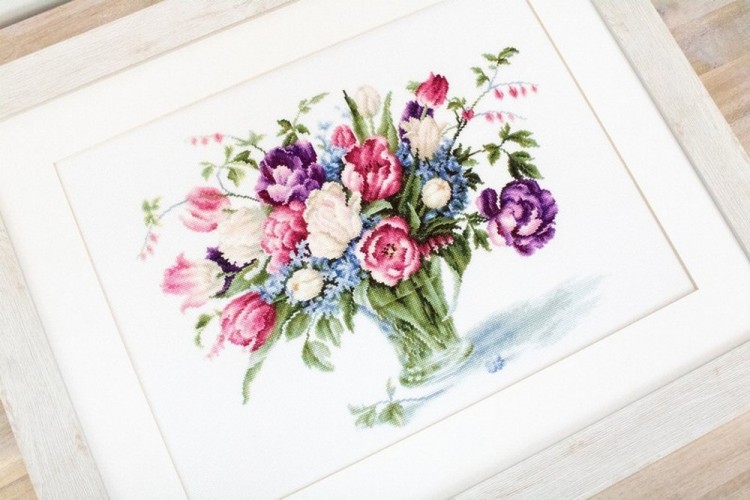 Набор для вышивания Luca-S B2261 Тюльпаны