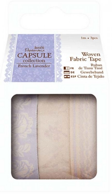 Docrafts PMA462217 Набор лент клеевах тканевых French Lavender