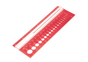 KnitPro 10701 Линейка для определения размера спиц и плотности вязания