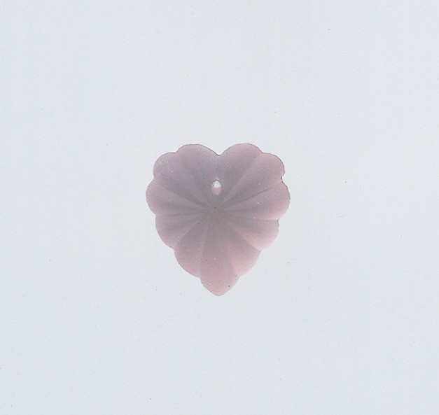 Mill Hill 12072 Декоративная подвеска "Frosted Starburst Heart Matte Rose"