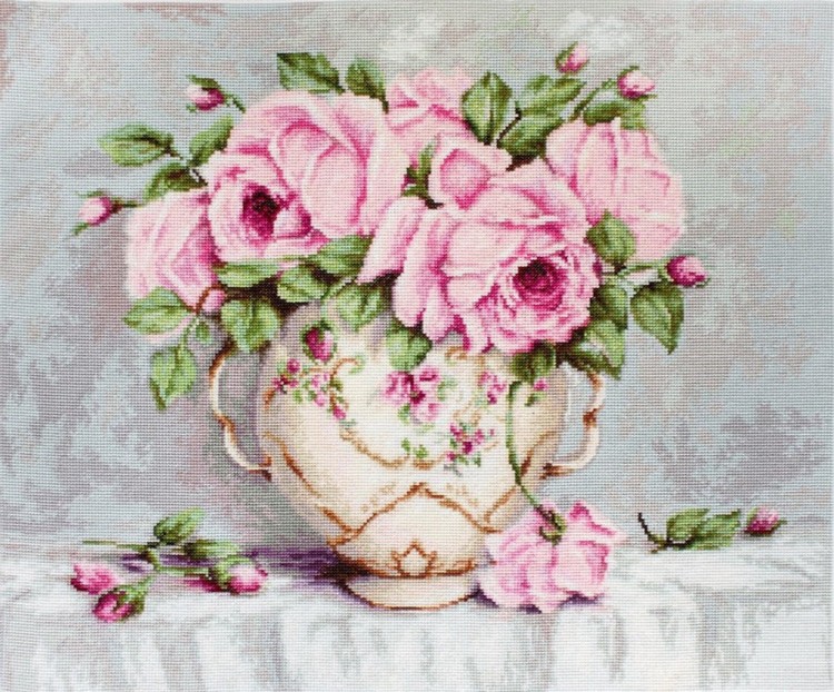 Набор для вышивания Luca-S BA2319 Розовые розы