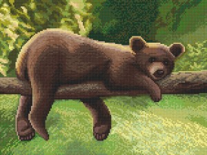 Алмазное Хобби Ah5340 Ленивый мишка