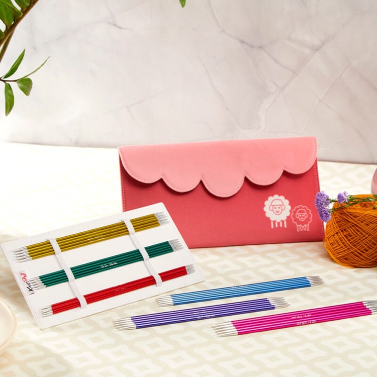 KnitPro 47423 Набор "Deluxe" спиц чулочных "Zing"