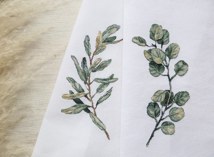 Набор для вышивания Панна C-7300 Веточка оливы