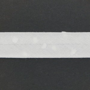 SAFISA 6552-20мм-03 Косая бейка хлопок, ширина 20 мм, цвет 03 - цвет молочный