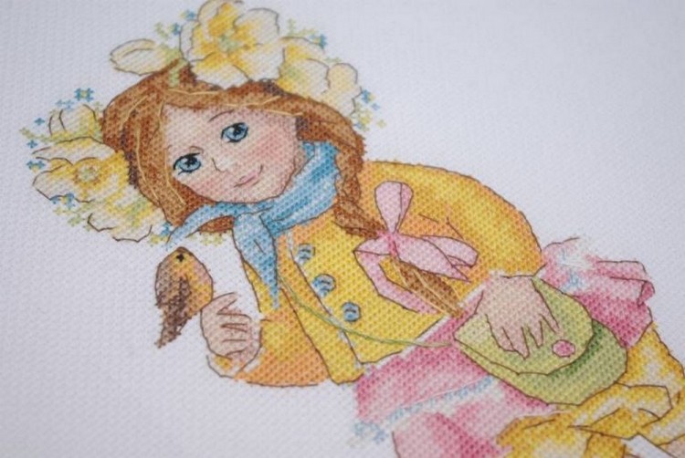 Набор для вышивания Мережка K-98 Весенняя девочка