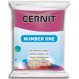 Efco 7941411 Полимерная глина Cernit №1, винно-красный с эффектом восковой полупрозрачности (50% opacity)