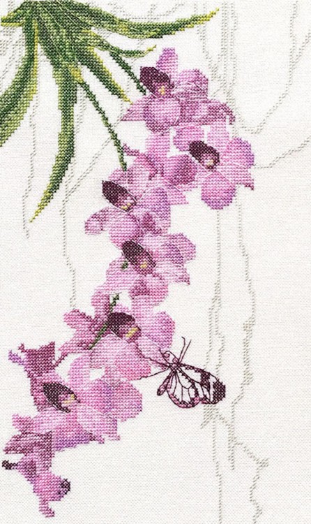 Набор для вышивания Марья Искусница 04.004.17 Фиолетовая орхидея