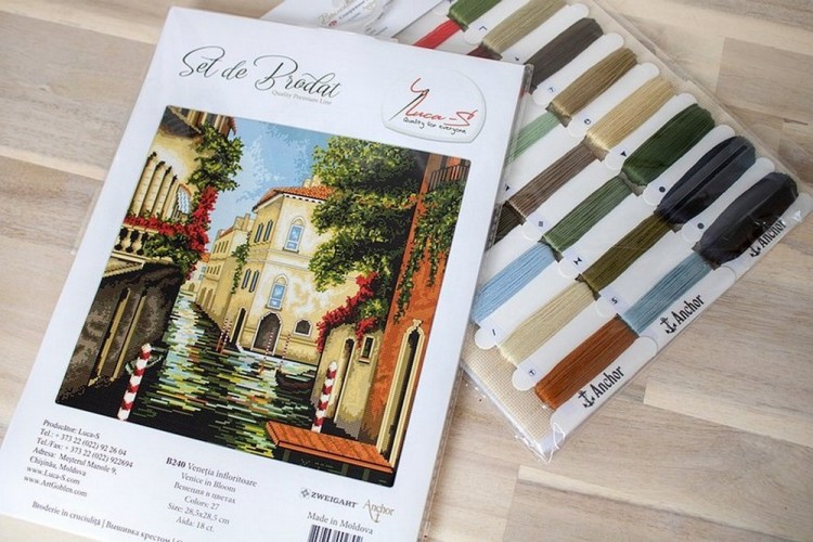 Набор для вышивания Luca-S B240 Венеция в цветах