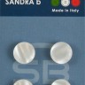Sandra CARD006 Пуговицы, белый