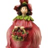 Fiebiger Floristik 850010-450 Фигурка декоративная, Blumenmadchen "Мак"