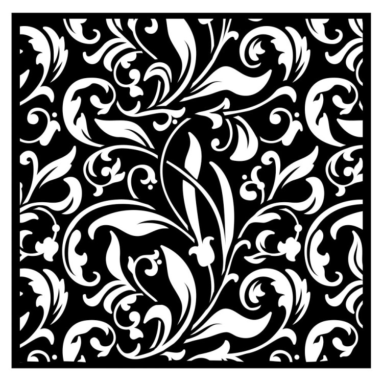 Stamperia KSTDQ78 Трафарет "Rose parfum texture" серии Mix Media 3D эффект