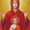 Набор для вышивания Панна CM-1333 (ЦМ-1333) Икона Божией Матери Знамение