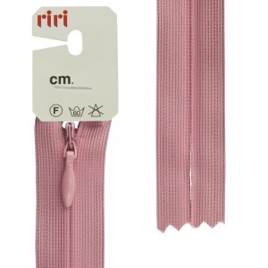 Riri 6010917/18/2420 Молния потайная, неразъемная, 4 мм, 18 см, розовый холодный