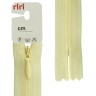 Riri 6010917/50/2308 Молния потайная, неразъемная, 4 мм, 50 см, бледно-желтый