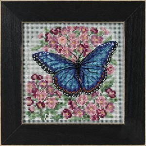Mill Hill MH142216 Blue Morpho Butterfly (Голубая бабочка Морфо)