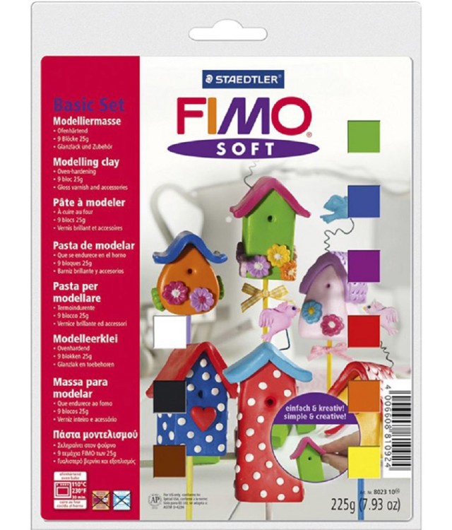 Fimo 8023 10 Комплект полимерной глины Soft