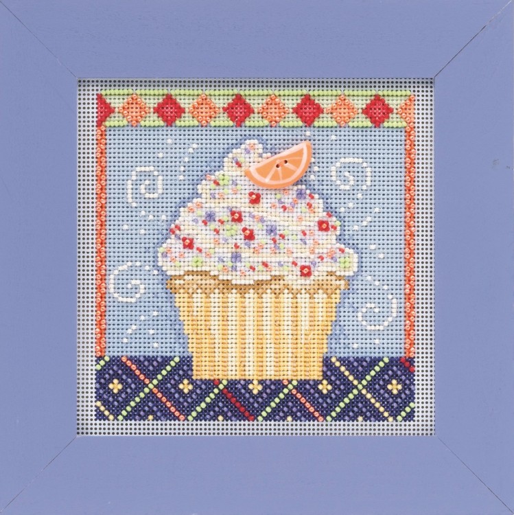 Набор для вышивания Mill Hill MH141101 Vanilla Cupcake (Ванильный кекс)