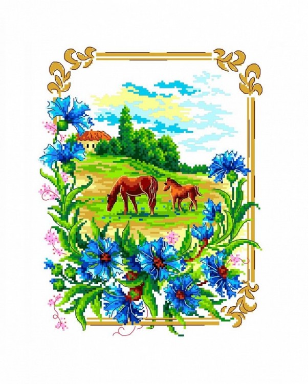 Каролинка КК 076 Васильки