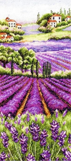 Anchor PCE0807 Provence Lavender Scape (Лавандовый пейзаж Прованса)